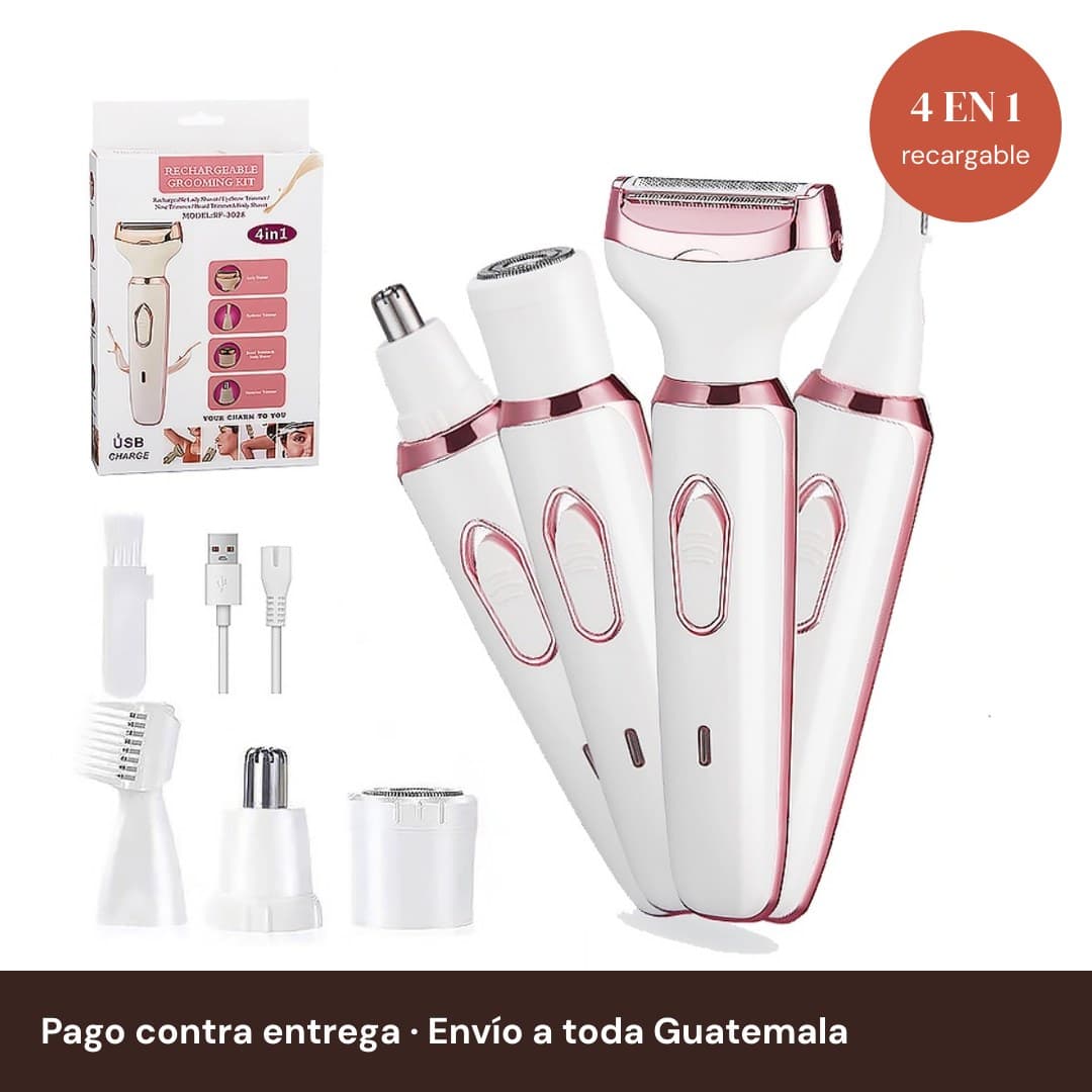 Depiladora Eléctrica 4 en 1