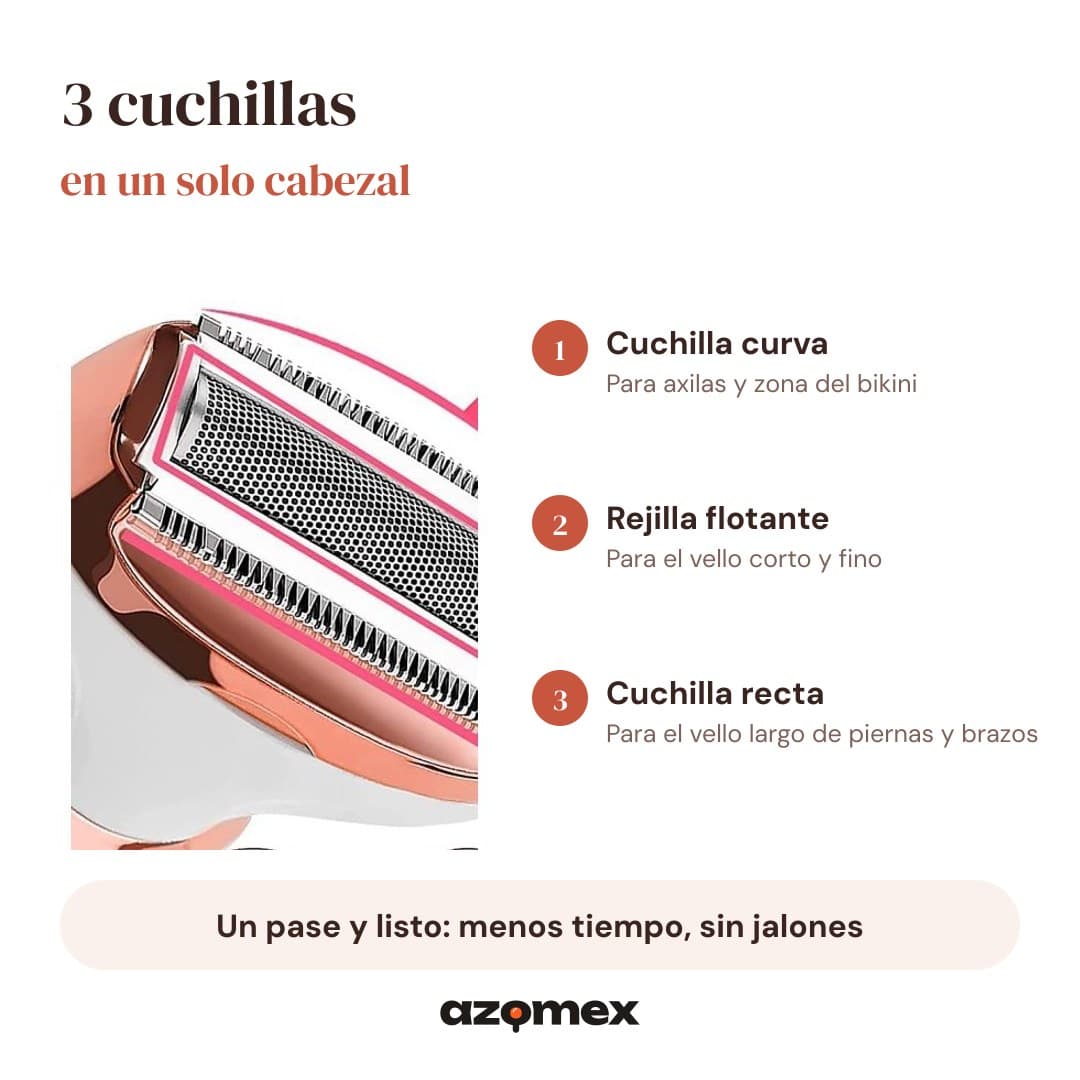 Depiladora Eléctrica 4 en 1